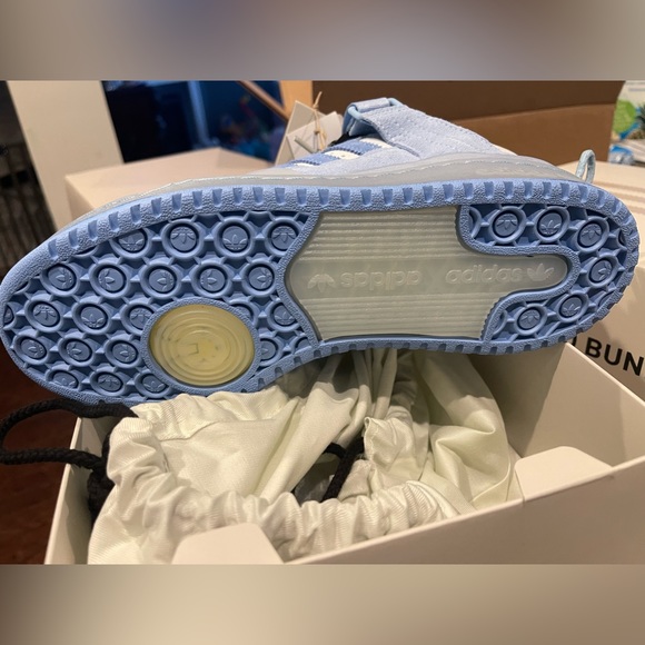 Size 6.5M/7.5W - Adidas Forum Buckle Low x Bad Bunny Blue Tint - GY9693 - Picture 6 of 7